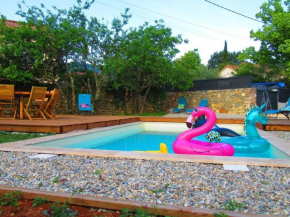 Holiday home in Les Vans with private pool